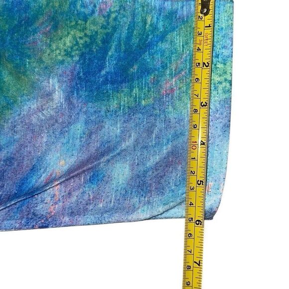 Leoma Lovegrove Multicolor Hummingbirds Wearable Art 3/4 Sleeve Top Ladies Large - Picture 10 of 11